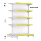 Gondola Centro 170 Fit Inicial Branco 10 Bandeja Pe Amarelo