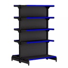 Gondola Centro 170 Fit Inicial Preto 10 Bandeja Pe Azul