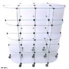 Gôndola Modulado Em Vidro - 1,20 X 1,30 X 0,60