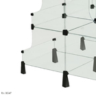 Gôndola Modulado Em Vidro - 1,50 X 1,00 X 0,80