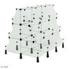 Gôndola Modulado Em Vidro - 1,50 X 1,00 X 0,80