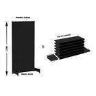 Gondola Parede 170 Amapa Flex Inicial Preto 7 Band Pe Preto -