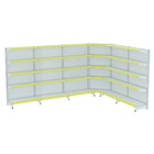 Gondola Parede 170 Amapa Flex Kit 5 Metros 1 Canto Branco Am