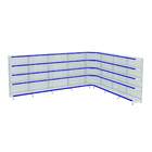 Gondola Parede 170 Amapa Flex Kit 7 Metros 1 Canto Branco Pe