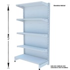 Gondola Parede 170 Amapa Flex Kit 7 Metros Branco Spe - Amapá