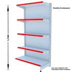 Gondola Parede 170 Amapa Flex Kit 9 Metros 1 Canto Branco Pe