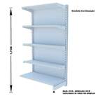 Gondola Parede 170 Amapa Flex Kit 9 Metros 1 Canto Branco Sp
