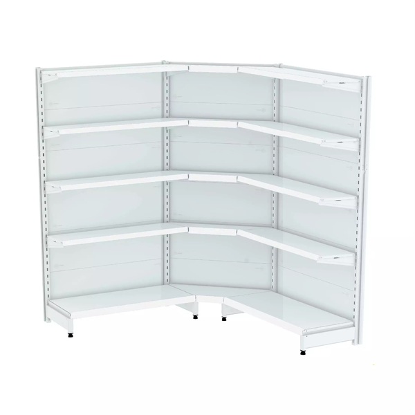 Gondola Parede 170 Fit Ate 2 Metros 1 Canto Branco 15b Sp Eti