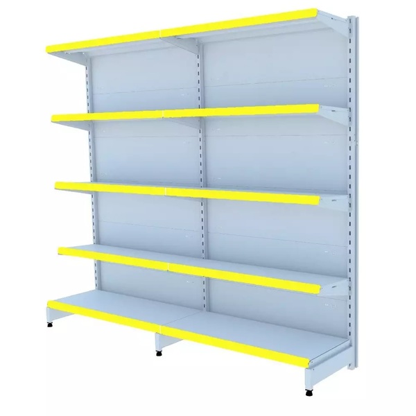 Gondola Parede 170 Fit Ate 2 Metros Branco 10 Bandeja Pe Amar