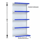 Gondola Parede 170 Fit Ate 3 Metros 1 Canto Branco 20b Pe Azul