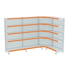 Gondola Parede 170 Fit Ate 3 Metros 1 Canto Branco 20b Pe Lar