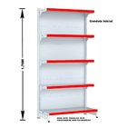 Gondola Parede 170 Fit Ate 3 Metros 1 Canto Branco 20b Pe Ver