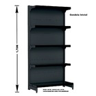 Gondola Parede 170 Fit Ate 3 Metros 1 Canto Preto 20b Pe Preto