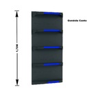 Gondola Parede 170 Fit Ate 4 Metros 1 Canto Preto 25b Pe Azul