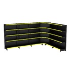 Gondola Parede 170 Fit Ate 5 Metros 1 Canto Preto 30b Pe Amar