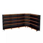 Gondola Parede 170 Fit Ate 5 Metros 1 Canto Preto 30b Pe Lara