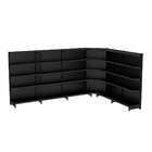 Gondola Parede 170 Fit Ate 5 Metros 1 Canto Preto 30b Sp Etiq