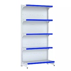 Gondola Parede 170 Fit Inicial Branco 5 Bandeja Pe Azul