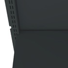 Gondola Parede 170 Fit Inicial Preto 5 Bandeja Pe Azul