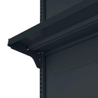 Gondola Parede 170 Fit Inicial Preto 5 Bandeja Pe Azul