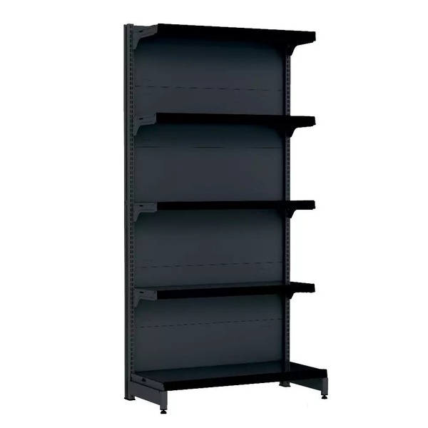 Gondola Parede 170 Fit Inicial Preto 5 Bandeja Pe Preto