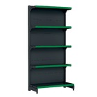 Gondola Parede 170 Fit Inicial Preto 5 Bandeja Pe Verde