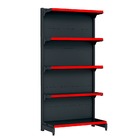 Gondola Parede 170 Fit Inicial Preto 5 Bandeja Pe Vermelho