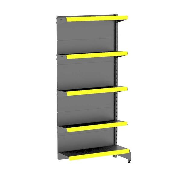 Gondola Parede 196 Amapa Flex 60 Continuação Preto Fx Amarel