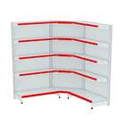 Gondola Parede 196 Amapa Flex 60 Kit 2m 1 Canto Branco Fx Ve