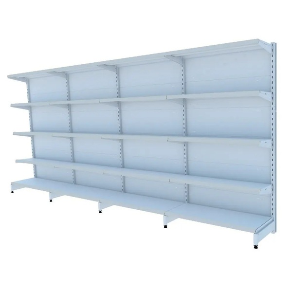 Gondola Parede 196 Amapa Flex 60 Kit 4 Metros Branco Spetiqu