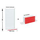 Gondola Parede 196 Amapa Flex Continua Branco 7 Band Pe Verme