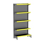 Gondola Parede 196 Amapa Flex Inicial Preto 5 Bandejas Am - A