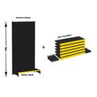 Gondola Parede 196 Amapa Flex Inicial Preto 7 Band Pe Amarelo