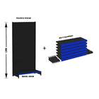 Gondola Parede 196 Amapa Flex Inicial Preto 7 Band Pe Azul -