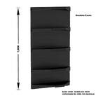 Gondola Parede 196 Amapa Flex Kit 2 Metros 1 Canto Preto Spe