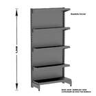 Gondola Parede 196 Amapa Flex Kit 3 Metros Preto Spe - Amapá