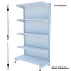 Gondola Parede 196 Amapa Flex Kit 5 Metros 1 Canto Branco Sp