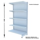 Gondola Parede 196 Amapa Flex Kit 6 Metros Branco Spe - Amapá