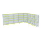 Gondola Parede 196 Amapa Flex Kit 7 Metros 1 Canto Branco Pe