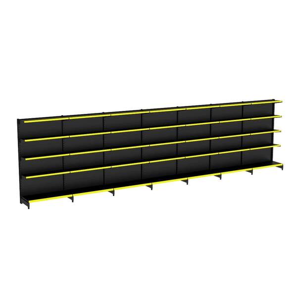 Gondola Parede 196 Amapa Flex Kit 7 Metros Preto Pe Am - Amapá