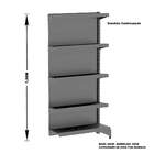 Gondola Parede 196 Amapa Flex Kit 9 Metros 1 Canto Preto Spe