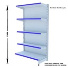 Gondola Parede 1,96m Amapá Flex Kit 3 Metros Branco Porta Eti