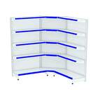 Gondola Parede 202 Amapa Fit Kit 2 Metros 1 Canto Branco Pe A