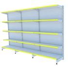 Gondola Parede 202 Amapa Fit Kit 3 Metros Branco Porta Etique