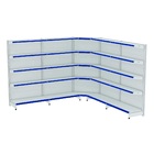 Gondola Parede 202 Amapa Fit Kit 4 Metros 1 Canto Porta Etiqu