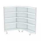 Gondola Parede 202 Fit Ate 2 Metros 1 Canto Branco 15b Sp Eti