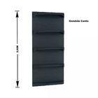 Gondola Parede 202 Fit Ate 2 Metros 1 Canto Preto 15b Sp Etiq