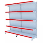 Gondola Parede 202 Fit Ate 2 Metros Branco 10 Bandeja Pe Verm