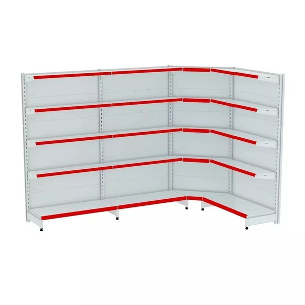 Gondola Parede 202 Fit Ate 3 Metros 1 Canto Branco 20b Pe Ver