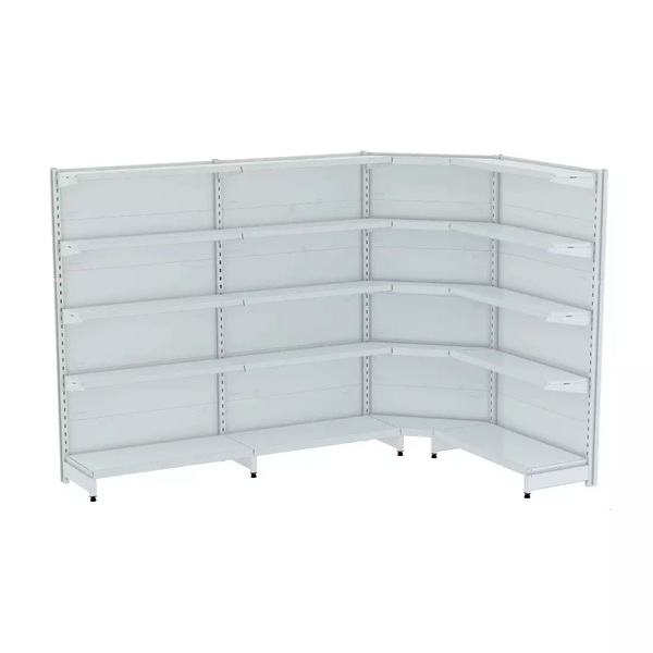 Gondola Parede 202 Fit Ate 3 Metros 1 Canto Branco 20b Sp Eti